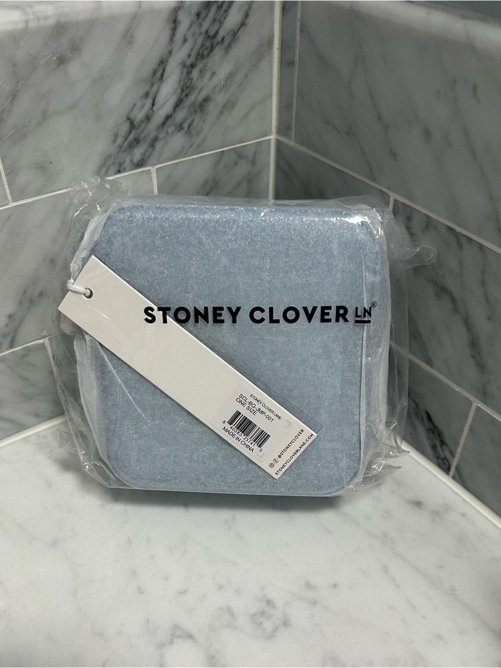 Stoney Clover Lane Powder Blue Travel Pouch
